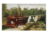Indianapolis, Indiana - View of a Indiana Limited Train Art by Lantern Press 