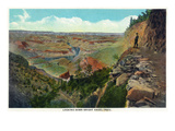 Grand Canyon Nat'l Park, Arizona - View from Bright Angel Trail Affiches par Lantern Press 
