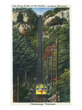 Chattanooga, Tennessee - Lookout Mountain Incline Rail View Prints by Lantern Press 