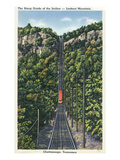 Chattanooga, Tennessee - Lookout Mountain Incline Rail Print by Lantern Press 