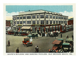 Old Orchard Beach, Maine - White's Building and Dancing Pavilion Posters by Lantern Press 