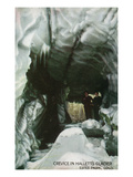 Estes Park, Colorado - Interior Crevice View in Hallett's Glacier Prints by Lantern Press 