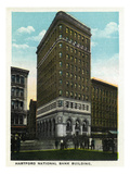 Hartford, Connecticut - Hartford National Bank Building Exterior Prints by Lantern Press 