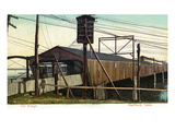 Hartford, Connecticut - View of an Old Train Bridge Posters by Lantern Press 