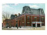 Rochester, New York - Convention Hall Exterior View Pósters por Lantern Press