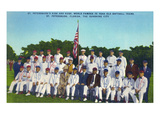 St. Petersburg, Florida - Kids and Kubs Softball Team Poster by Lantern Press 
