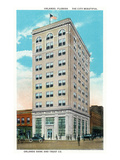 Orlando, Florida - Orlando Bank and Trust Co Building Exterior Prints by Lantern Press 