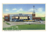 Lancaster, Pennsylvania - Municipal Airport Scene Prints by Lantern Press 