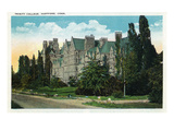 Hartford, Connecticut - Trinity College Campus and Buildings Posters by Lantern Press 
