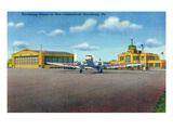 Harrisburg, Pennsylvania - Airport at New Cumberland View Posters by Lantern Press 