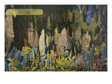 Lookout Mountain, Tennessee - Fairyland Caverns, Interior View of Rock Formations Poster von Lantern Press 
