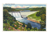 Norris, Tennessee - Springtime View of the Norris Dam Posters by Lantern Press 