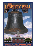 Independence Hall and Liberty Bell - Philadelphia, Pennsylvania Posters by Lantern Press 