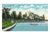 Auburn, New York - Owasco Lake, View of Lakeside Park Print by Lantern Press 