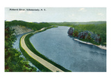 Schenectady, New York - Mohawk River View Prints by Lantern Press 