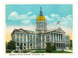 Atlanta, Georgia - Capitol Building Exterior Posters by Lantern Press 