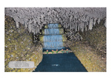 Lookout Mountain, Tennessee - Fairyland Caverns, Interior View of Crystal Falls Posters by Lantern Press 