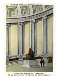 Stone Mountain, Georgia - Memorial Hall Interior Prints by Lantern Press 