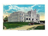 Springfield, Missouri - Exterior View of the Pythian Home of Missouri Prints by Lantern Press 