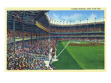New York, New York - Yankee Stadium Interior View Prints by Lantern Press 