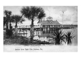 Daytona Beach, Florida - Halifax River Yacht Club Scene Prints by Lantern Press 