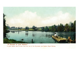 Rochester, New York - Scenic View from Rochester and Eastern Rapid Railway Arte por Lantern Press