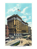 Philadelphia, Pennsylvania - Philadelphia and Reading Terminal Exterior Posters by Lantern Press 