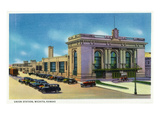 Wichita, Kansas - Exterior View of Union Station Posters by Lantern Press 