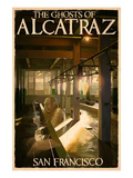The Ghosts of Alcatraz Island - San Francisco, CA Poster par Lantern Press 