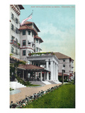 Pasadena, California - Hotel Raymond Main Entrance View Print by Lantern Press 