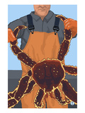 King Crab Fisherman Posters by Lantern Press 