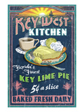 Key West, Florida - Key Lime Pie Affiches par Lantern Press 