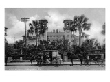 St. Augustine, Florida - Hotel Alcazar Front Entrance View Prints by Lantern Press 