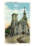 Quebec, Canada - Basilica Exterior Prints by Lantern Press 