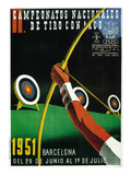 Archery Competition Promotion Posters by Lantern Press 