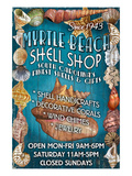 Myrtle Beach, South Carolina - Shell Shop Posters by Lantern Press 