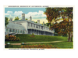 Quebec, Canada - View of Spencerwood, the Governor's Residence Print by Lantern Press 