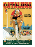 Bicycle Racing Promotion Poster von Lantern Press 