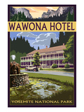 Wawona Hotel - Yosemite National Park - California Prints by Lantern Press 