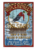 Wintergreen, Virginia - Ski Shop Prints by Lantern Press 