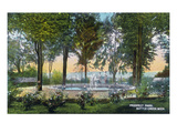 Battle Creek, Michigan - Prospect Park Scene Print by Lantern Press 
