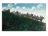 Camp Life - Soldiers Descend Hill Scene Prints by Lantern Press 
