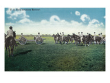 Camp Life - US Field Artillery Battery Scene Posters by Lantern Press 