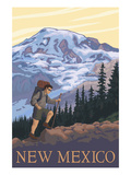 Hiking Scene - New Mexico Prints by Lantern Press 
