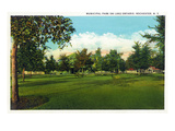 Rochester, New York - Municipal Park on Lake Ontario View Prints by Lantern Press 