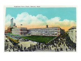 Detroit, Michigan - Highland Park Plant Exterior Posters by Lantern Press 