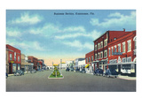 Kissimmee, Florida - Business Section View Posters by Lantern Press 