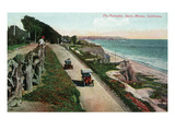 Santa Monica, California - View of the Palisades Print by Lantern Press 