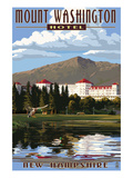 Mount Washington Hotel - Bretton Woods, New Hampshire Art by Lantern Press 
