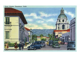 Pasadena, California - Civic Centre Scene Prints by Lantern Press 